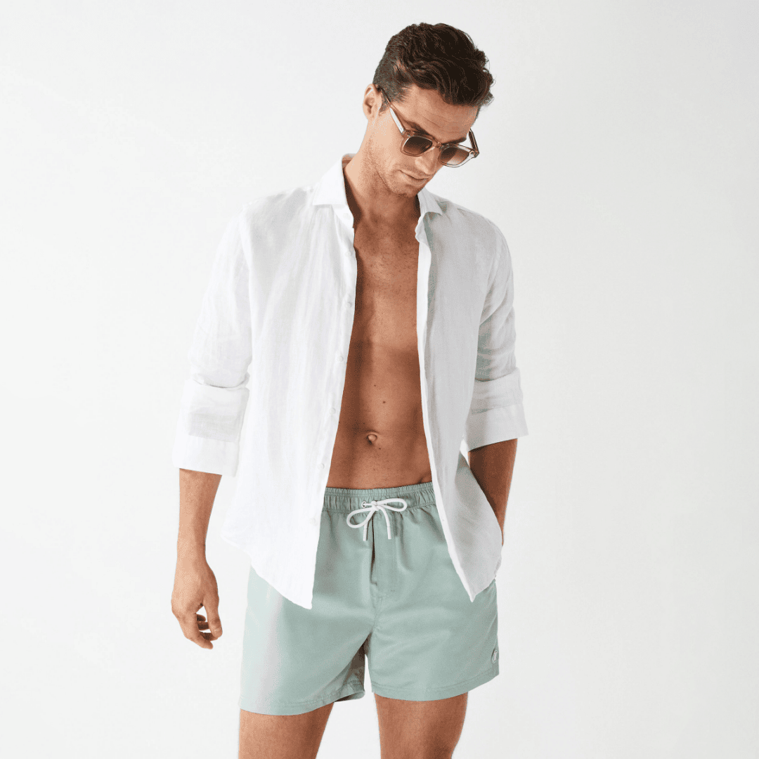 PLAIN SWIM SHORTS